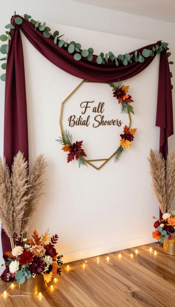 fall bridal shower ideas photo backdrop fall bridal shower ideas photo backdrop