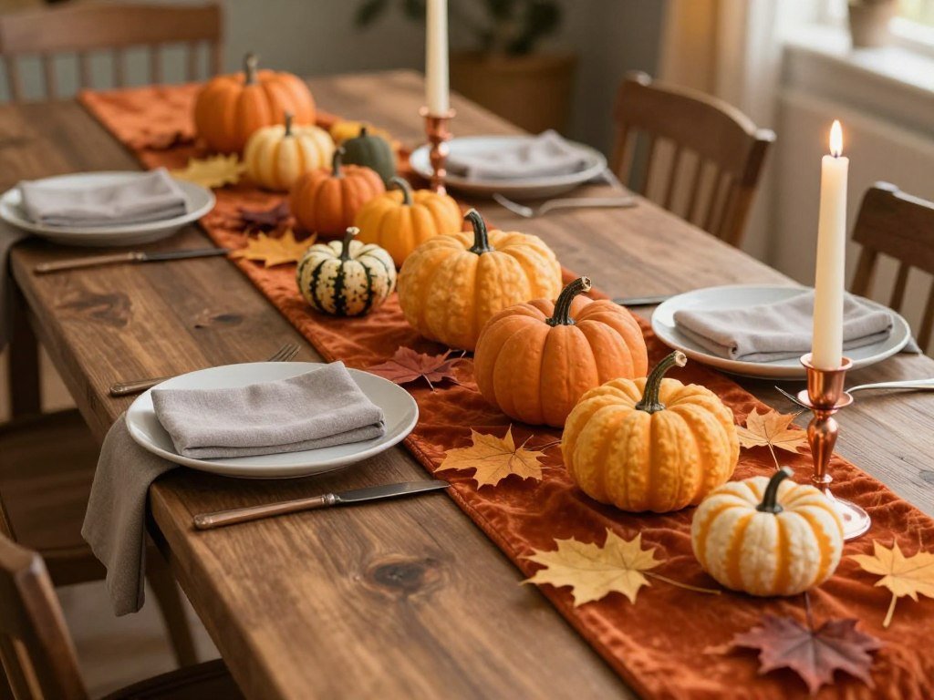 fall table runner ideas featuring autumn colors and harvest decorations fall table runner ideas featuring autumn colors and harvest decorations