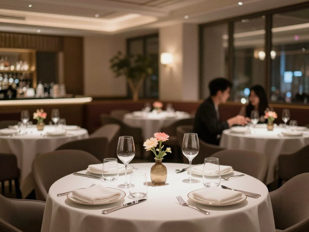 fine dining restaurant romantic dinner date