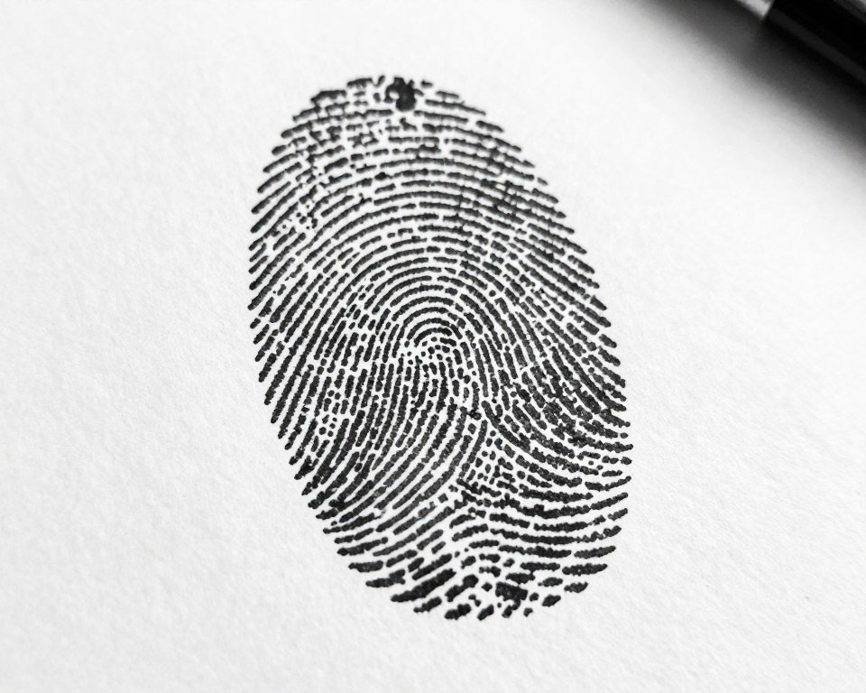 fingerprint wedding ring tattoo showing partner's actual fingerprint pattern