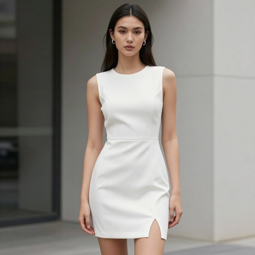 fitted mini engagement dress