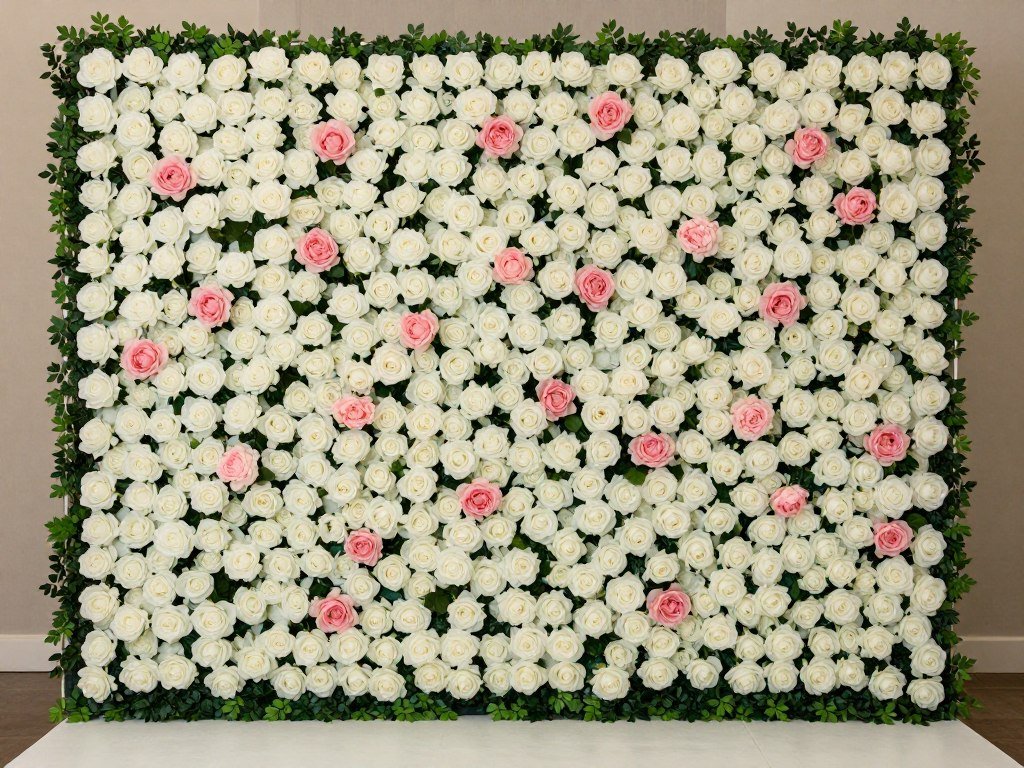 flower wall photo backdrop