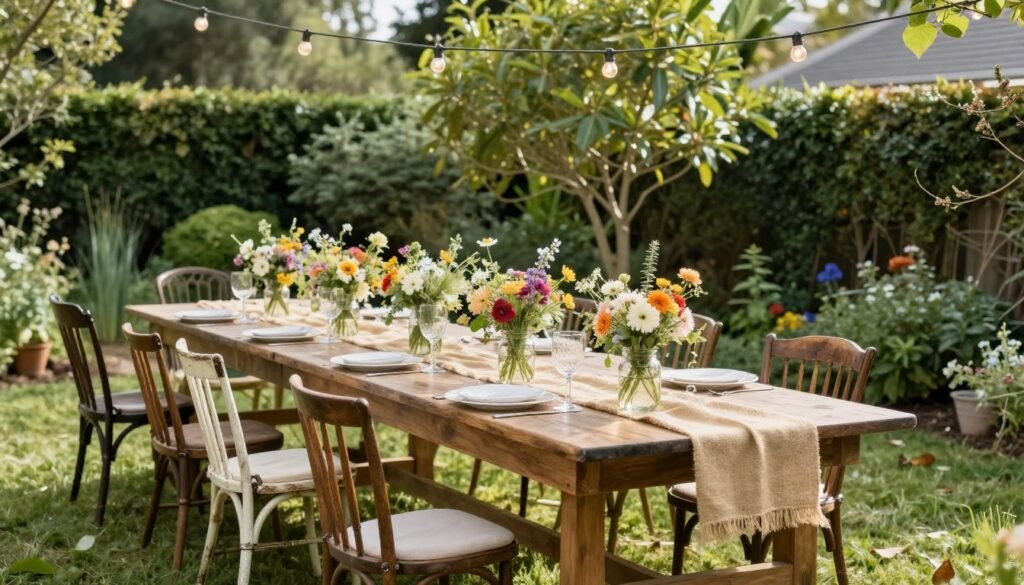 garden party bridal shower theme decoration