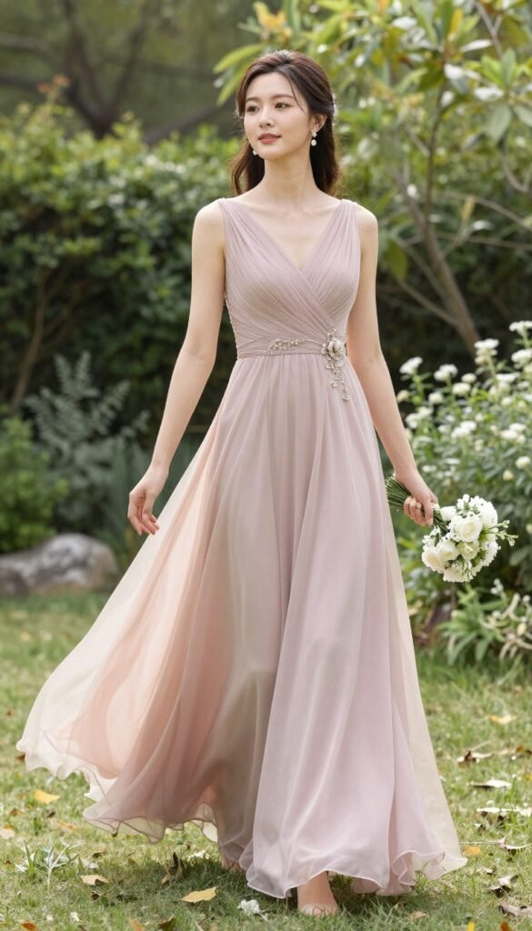 garden party bridesmaid dress perfect style outdoor elegance