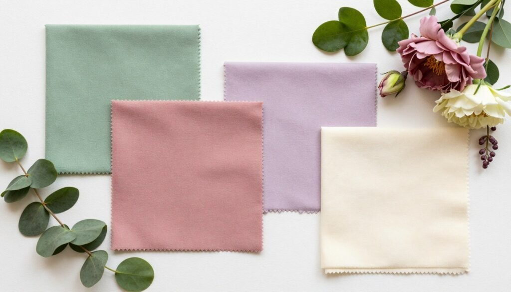 garden wedding color palette inspiration nature