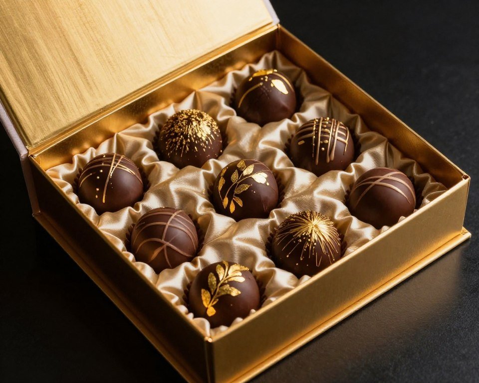 gourmet chocolate truffles