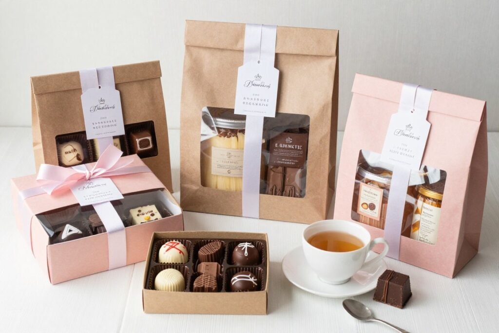 gourmet food gift basket for bridesmaids