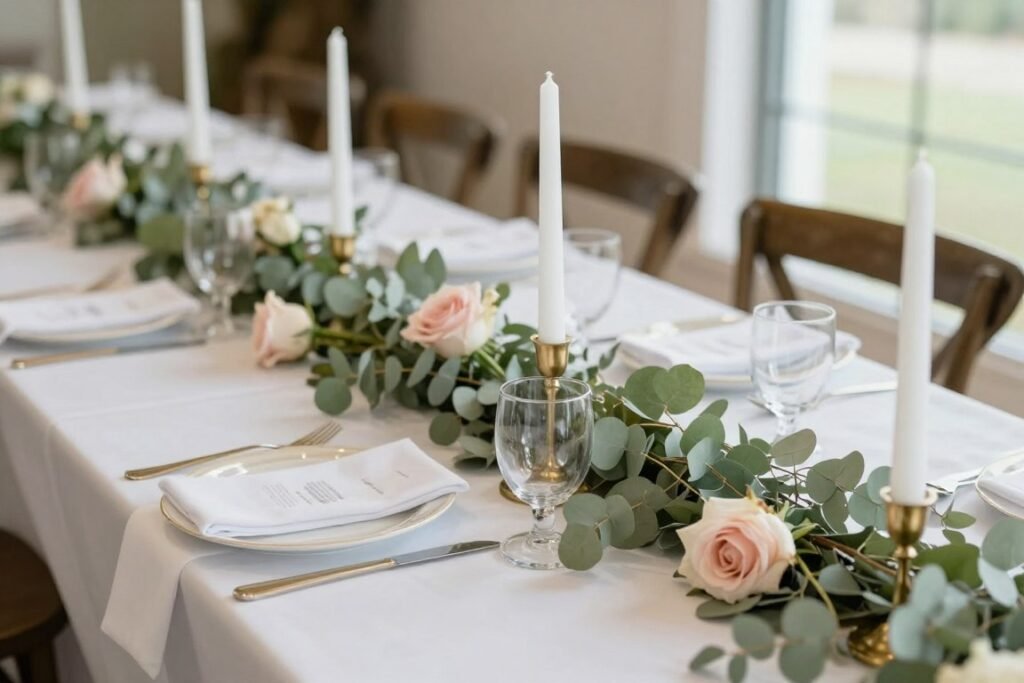 greenery eucalyptus table runner wedding decoration greenery eucalyptus table runner wedding decoration