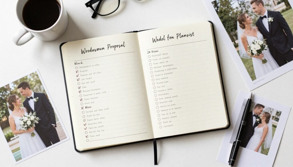 groomsmen proposal planning checklist and notes