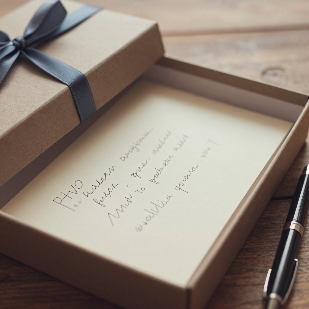 groomsmen proposal with handwritten personalized note