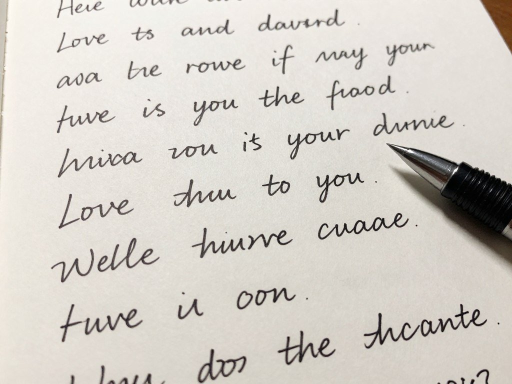 handwritten proposal notes on paper