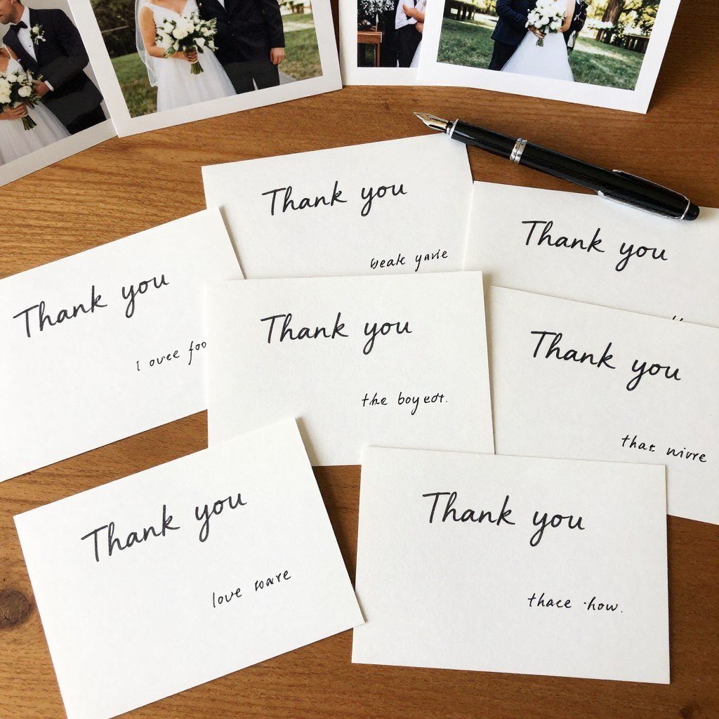 handwritten thank you notes for groomsmen