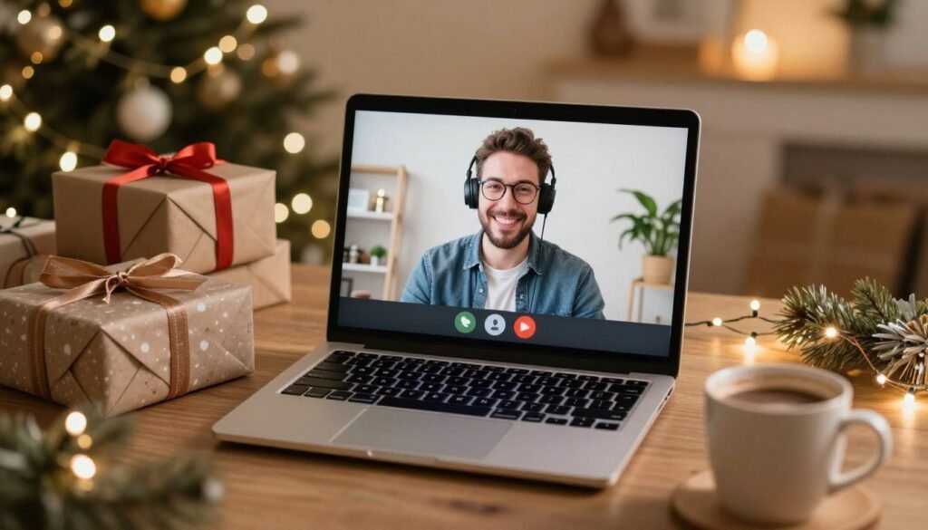 holiday celebration virtual date setup