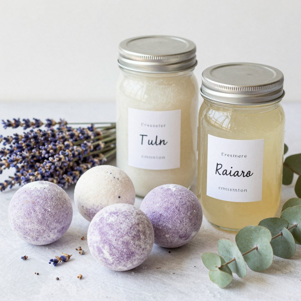 homemade bath products for bridesmaid proposals