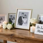 In Memory of Wedding Ideas: Honoring Loved Ones on Your Special Day in memory of wedding ideas elegant memorial table display