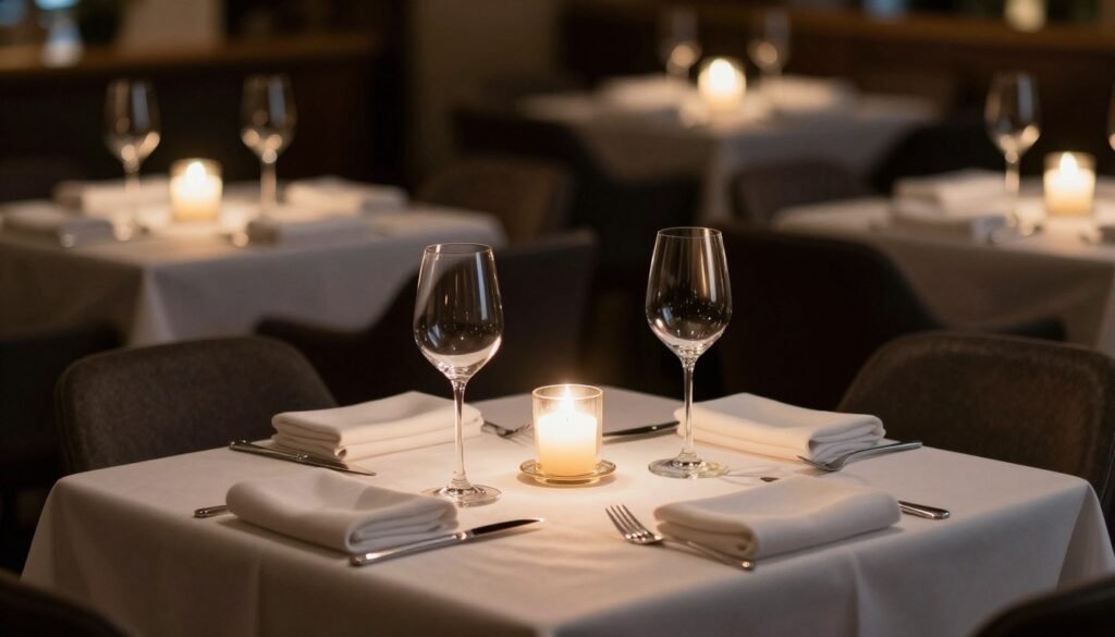 intimate dinner setting for officiant proposal intimate dinner setting for officiant proposal