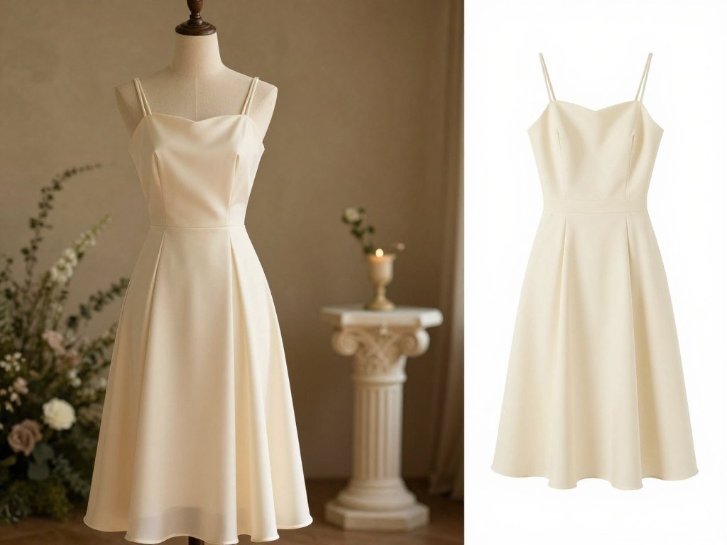 ivory engagement dress styling