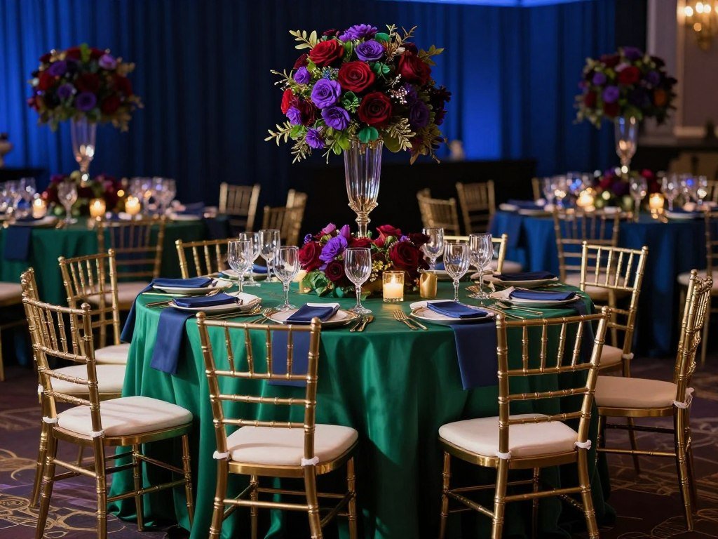 jewel tone wedding theme with rich colors