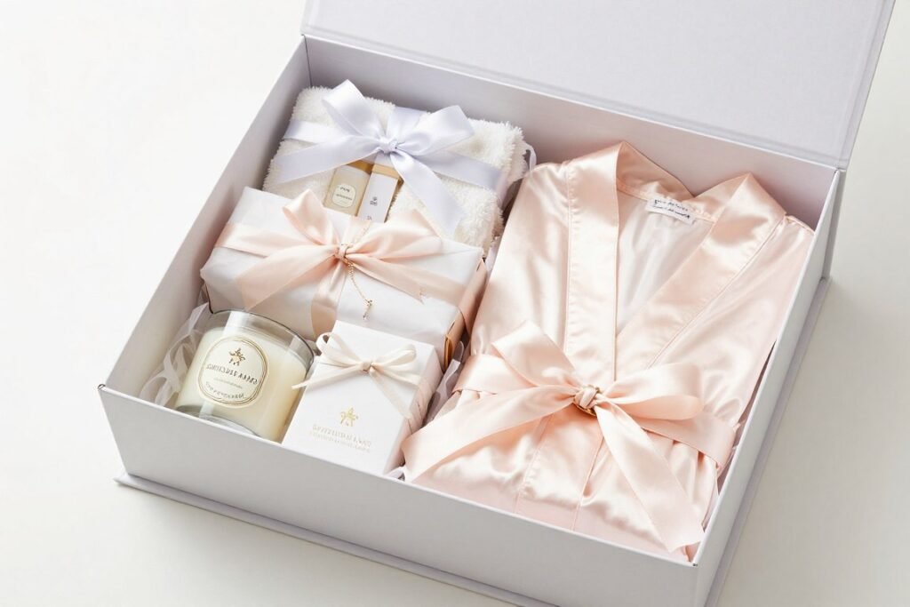 luxury bridesmaid gift box with multiple items luxury bridesmaid gift box with multiple items