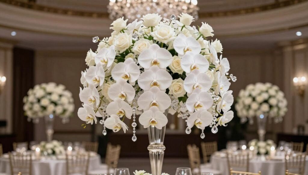 luxury wedding centerpieces with cascading orchids luxury wedding centerpieces with cascading orchids