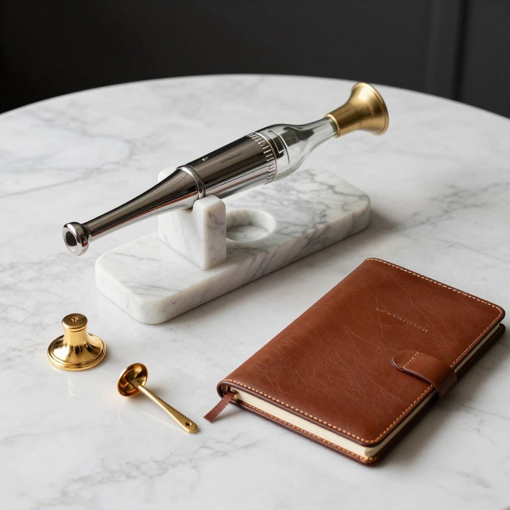 luxury wine accessories including aerator and premium storage