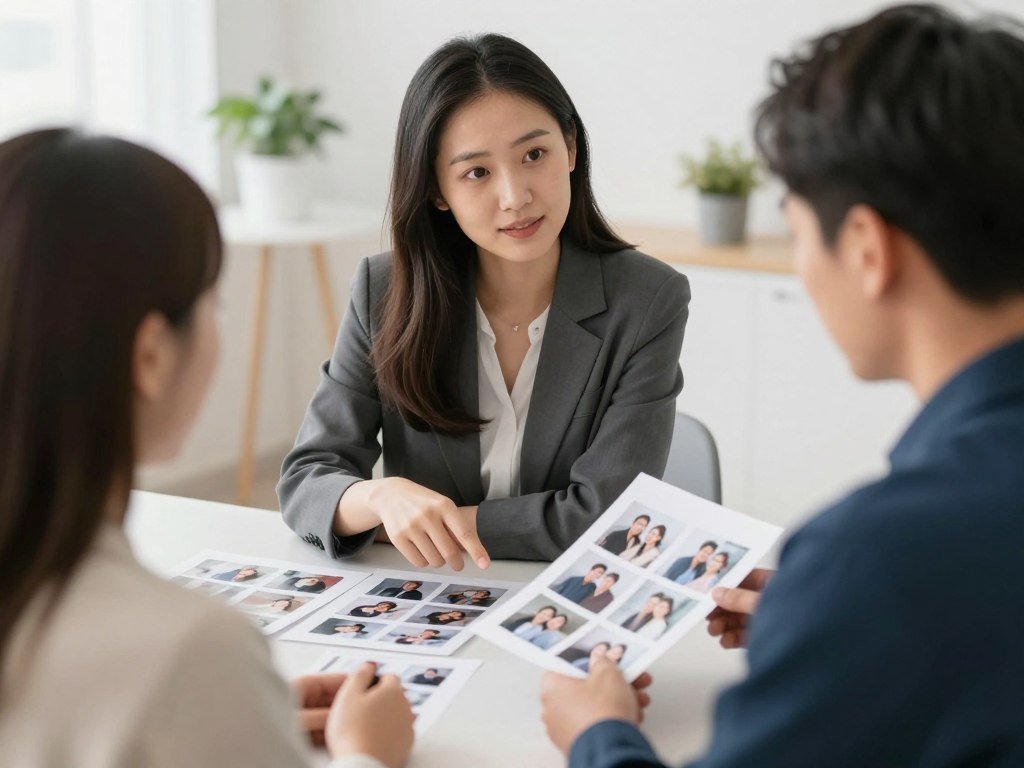 meeting with anniversary photographer