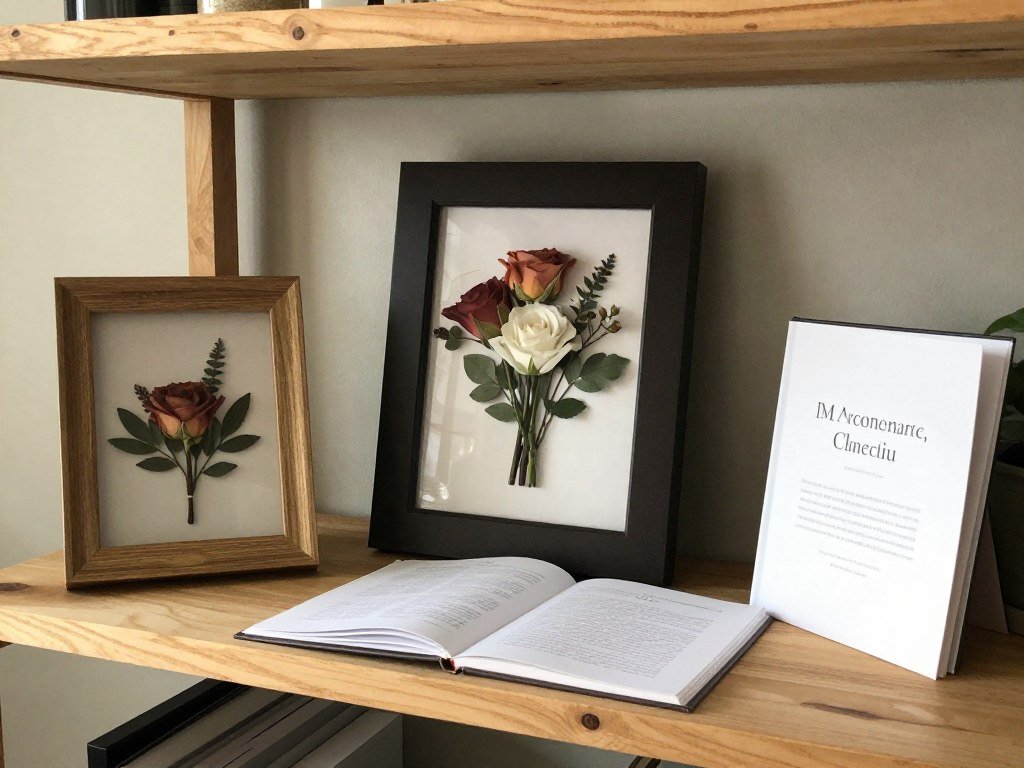 memorial display items repurposed for home