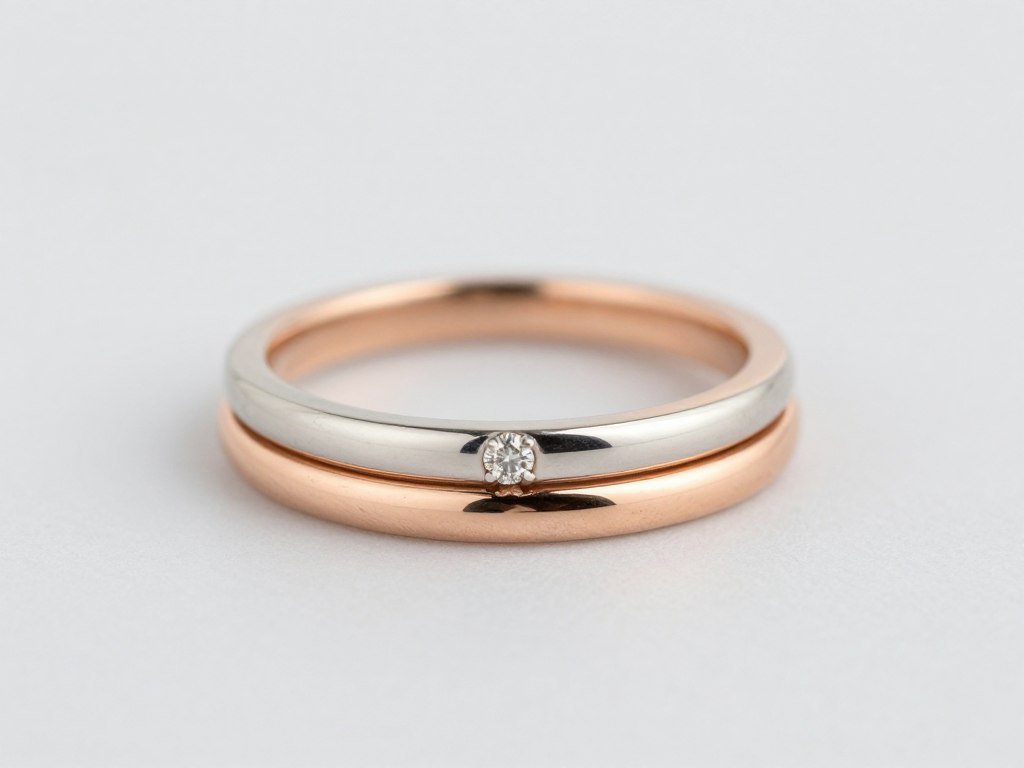 minimalist three ring stack with engagement ring and two wedding bands minimalist three ring stack with engagement ring and two wedding bands