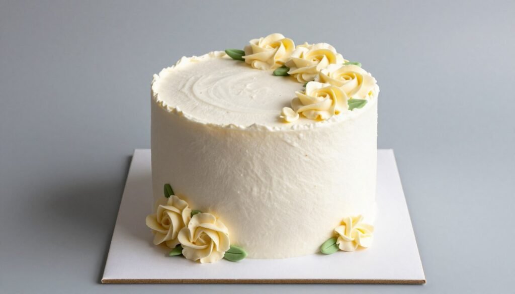 modern cake with 2000s inspired design elements