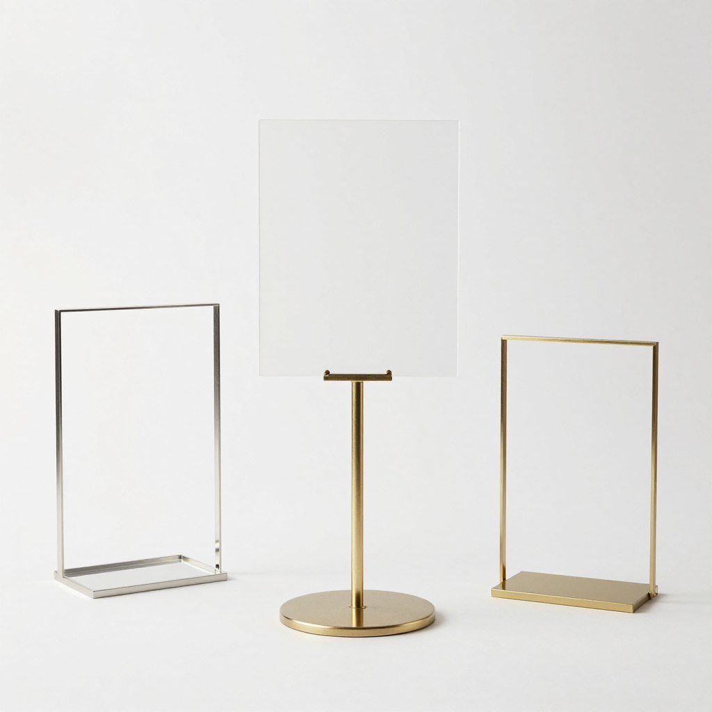 modern display stands for signage