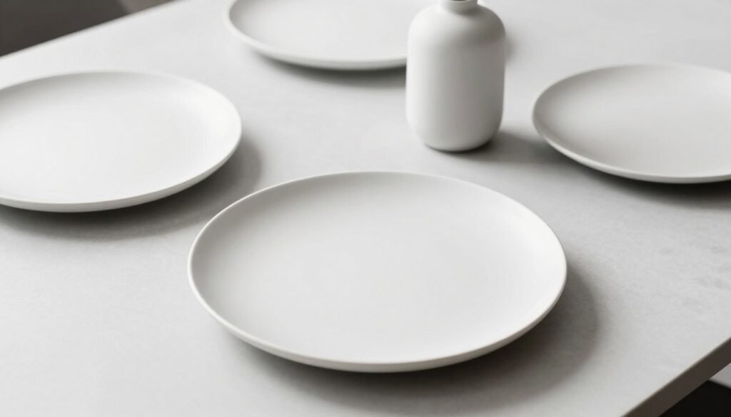 modern minimalist table setting