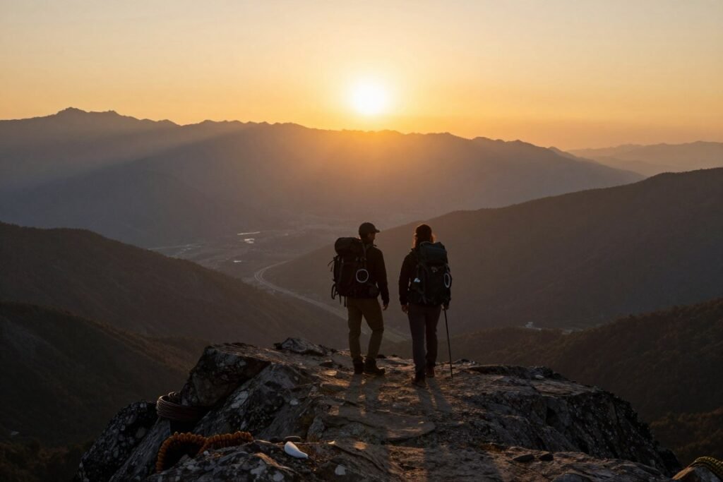 mountain peak engagement proposal setting mountain peak engagement proposal setting
