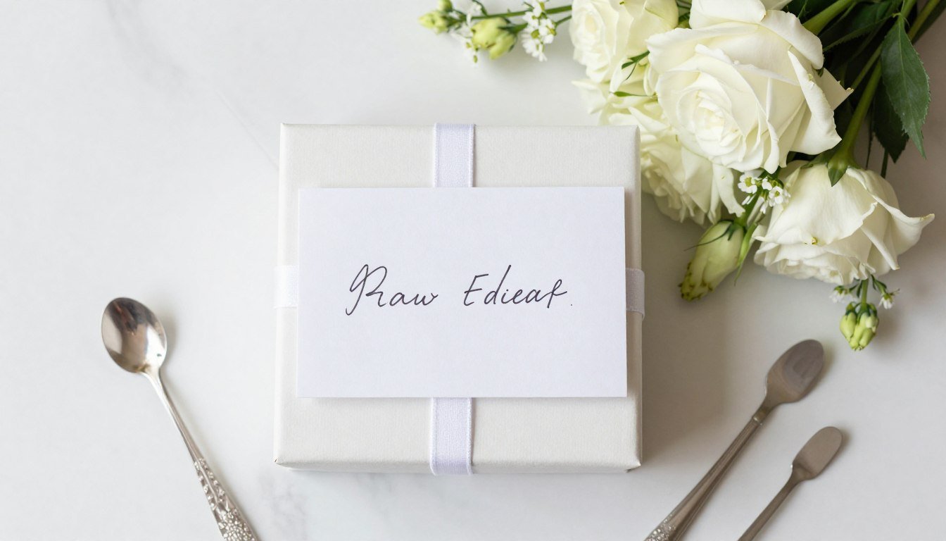 officiant proposal ideas with elegant gift presentation