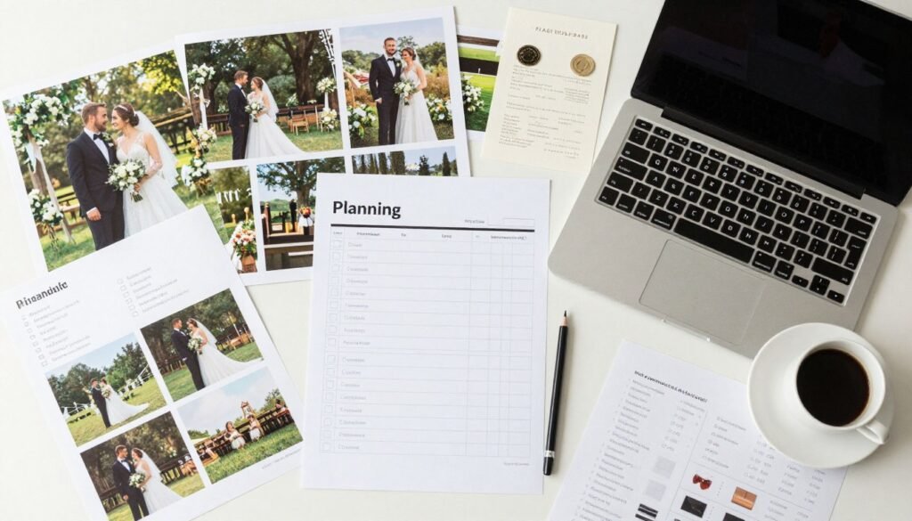 outdoor wedding planning checklist and details