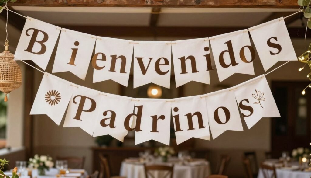 padrinos party banner decorations