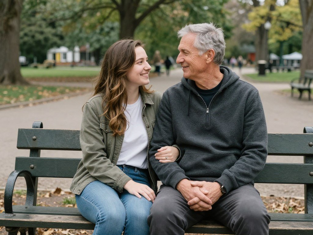 park bench anniversary photoshoot ideas