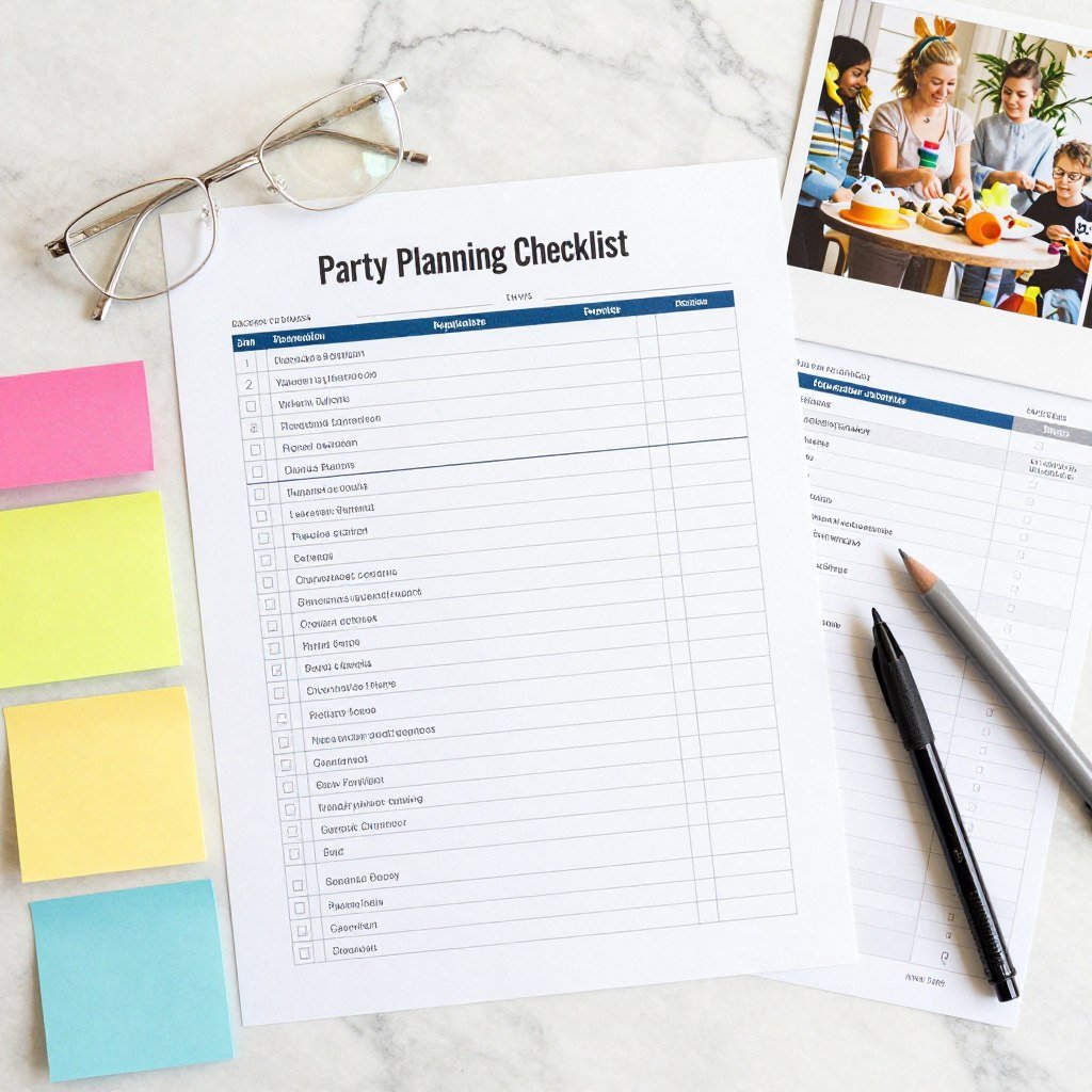 party planning checklist and timeline