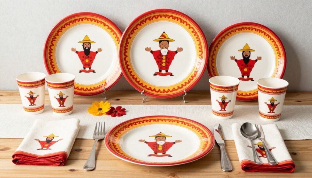 party supplies for padrinos celebration