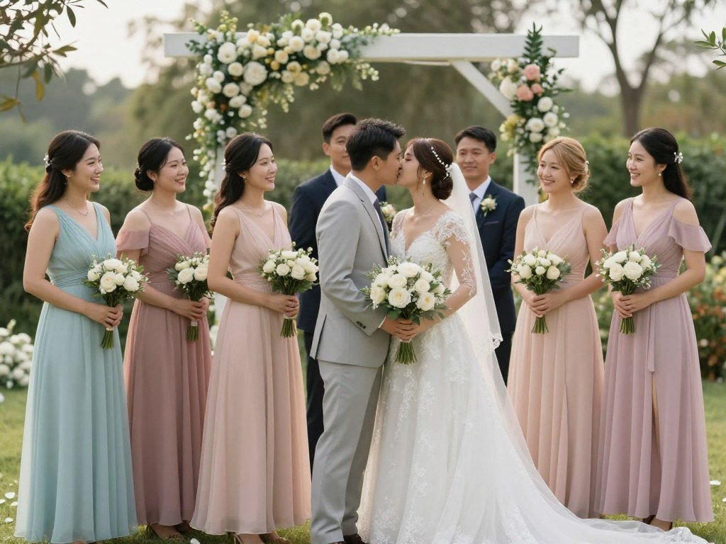 pastel bridesmaid dresses for outdoor ceremony pastel bridesmaid dresses for outdoor ceremony