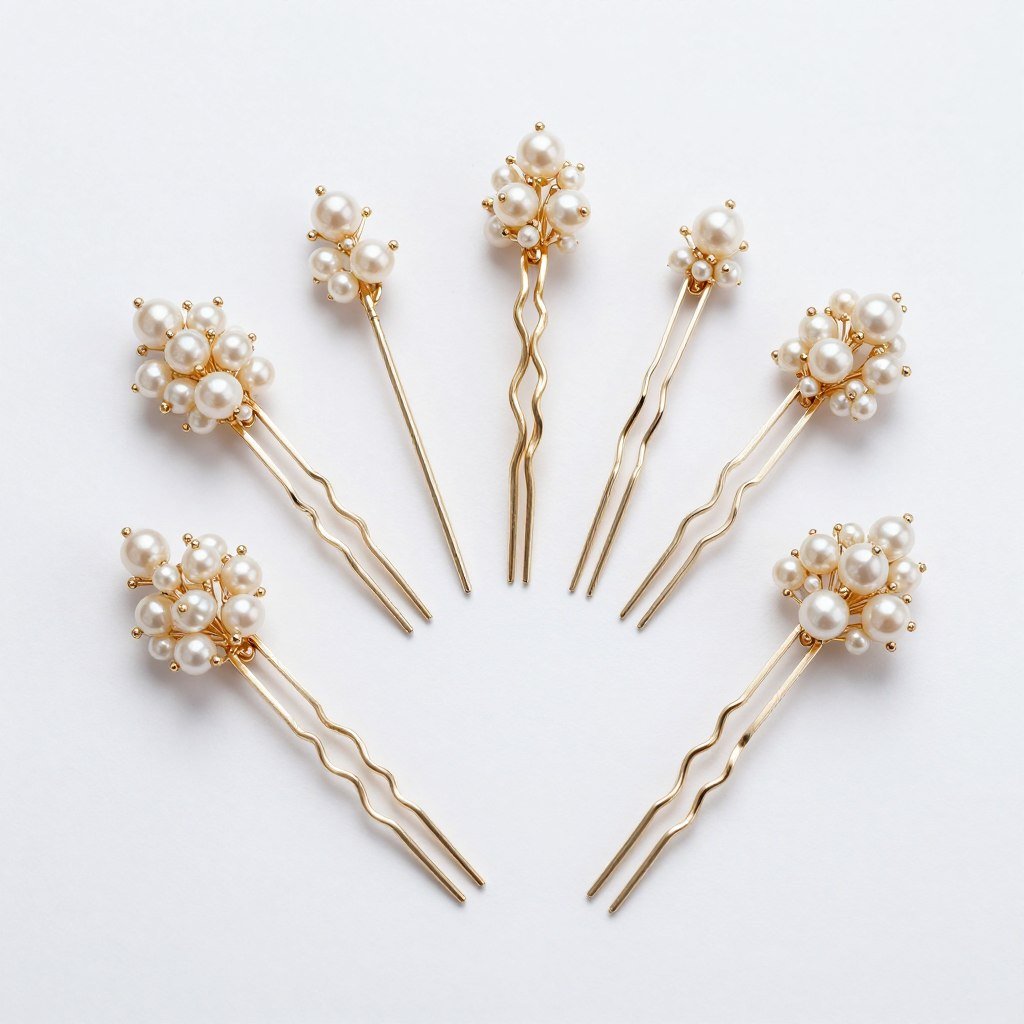 pearl hair pins wedding accessories