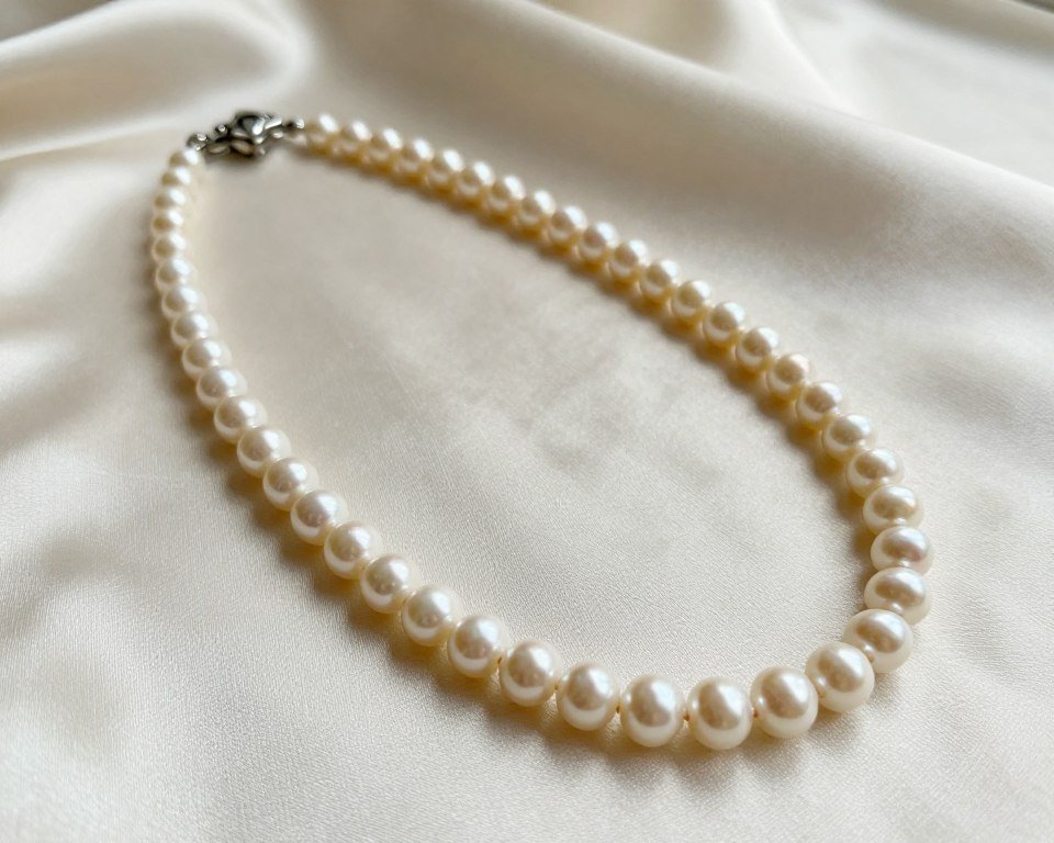 pearl strand necklace wedding jewelry