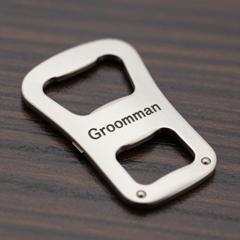 personalized bottle opener groomsman proposal gift