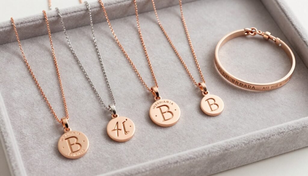 personalized bridesmaid jewelry including monogrammed necklaces and engraved bracelets personalized bridesmaid jewelry including monogrammed necklaces and engraved bracelets