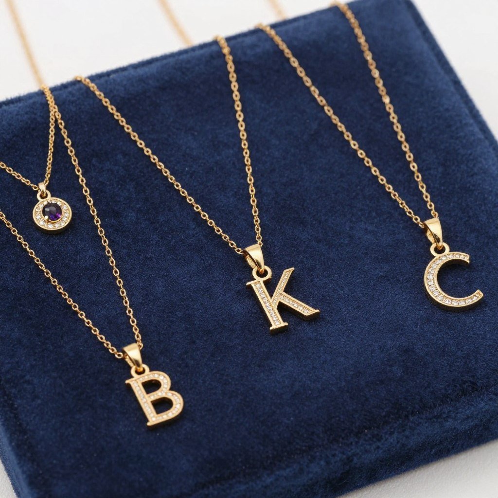 personalized initial necklaces for bridesmaid gifts displayed on velvet personalized initial necklaces for bridesmaid gifts displayed on velvet