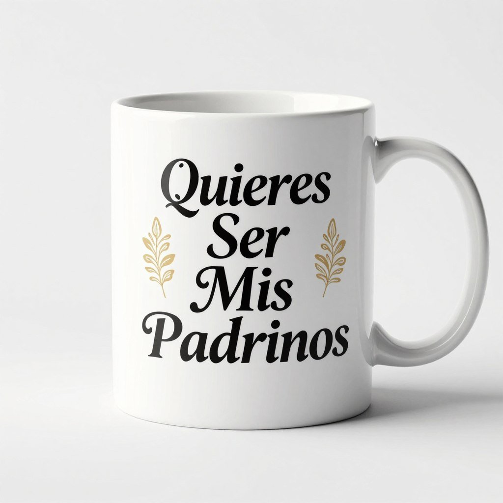 personalized padrinos coffee mug gift