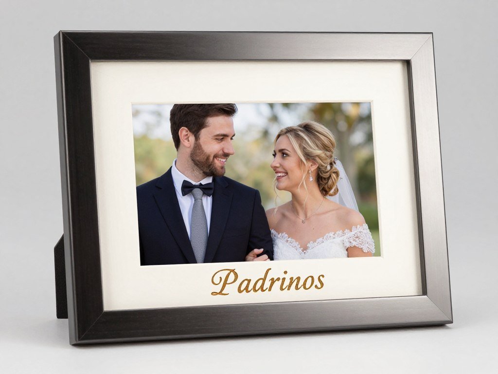 personalized photo frame for padrinos