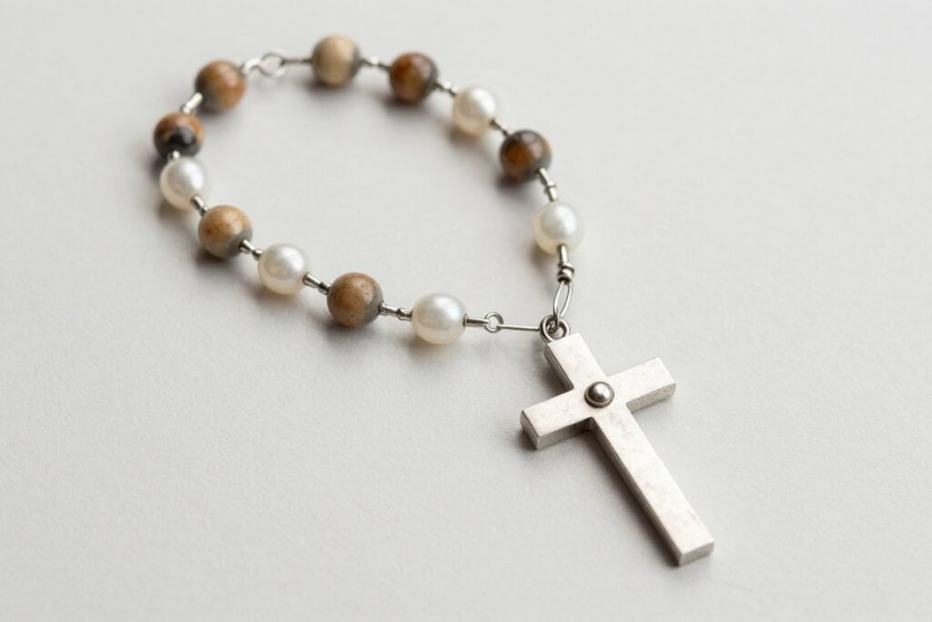 personalized rosary for godparents