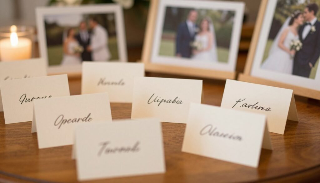 personalized wedding details and touches