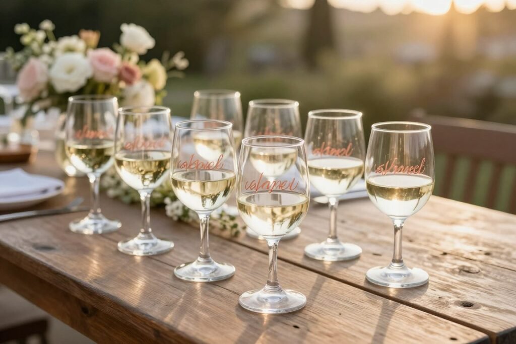 personalized wine glasses for bridesmaid gifts personalized wine glasses for bridesmaid gifts