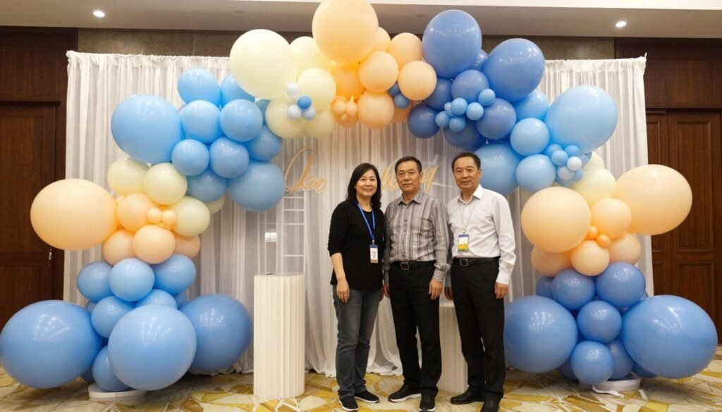 photo backdrop balloon bouquet ideas for memorable party pictures